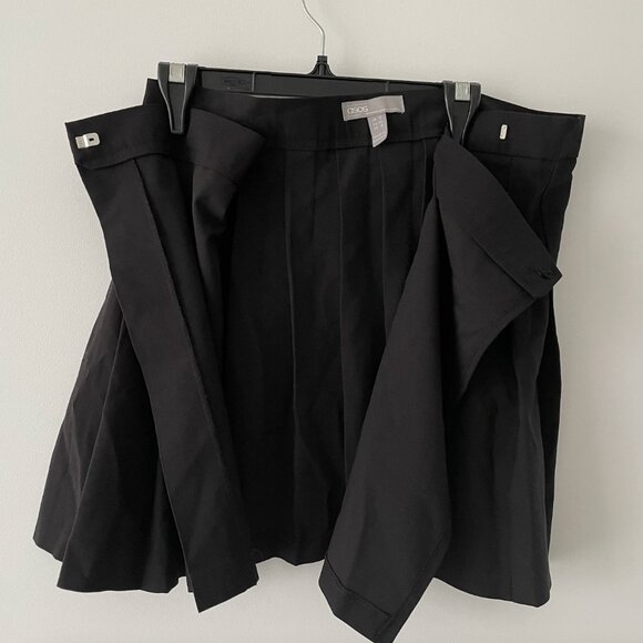 Top Shop - Black pleated mini skirt - size US 8 - Picture 3 of 5